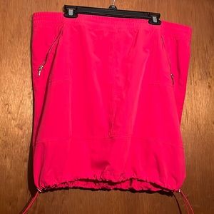 Zenergy by Chicos Hot Pink Drawstring Skirt Size 3